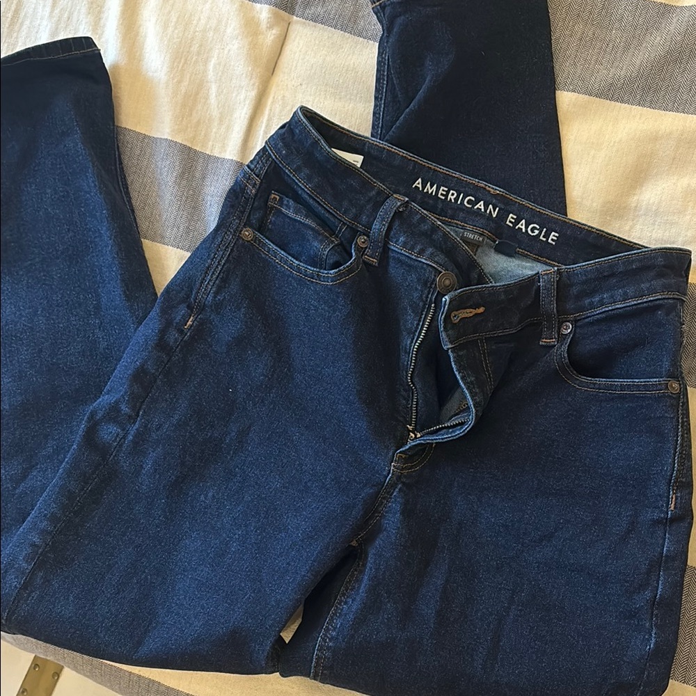 American Eagle Outfitters Blue Mom Jeans
